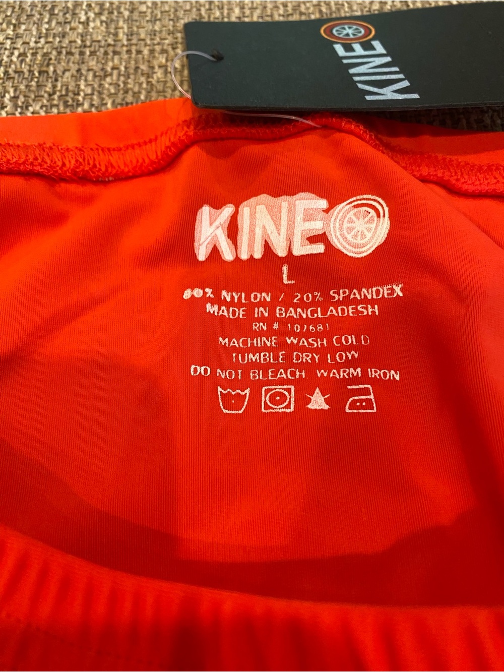 Red Men's Briefs with Black Waistband - Picture 3 of 5